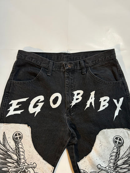 Skull Double Knee Pants
