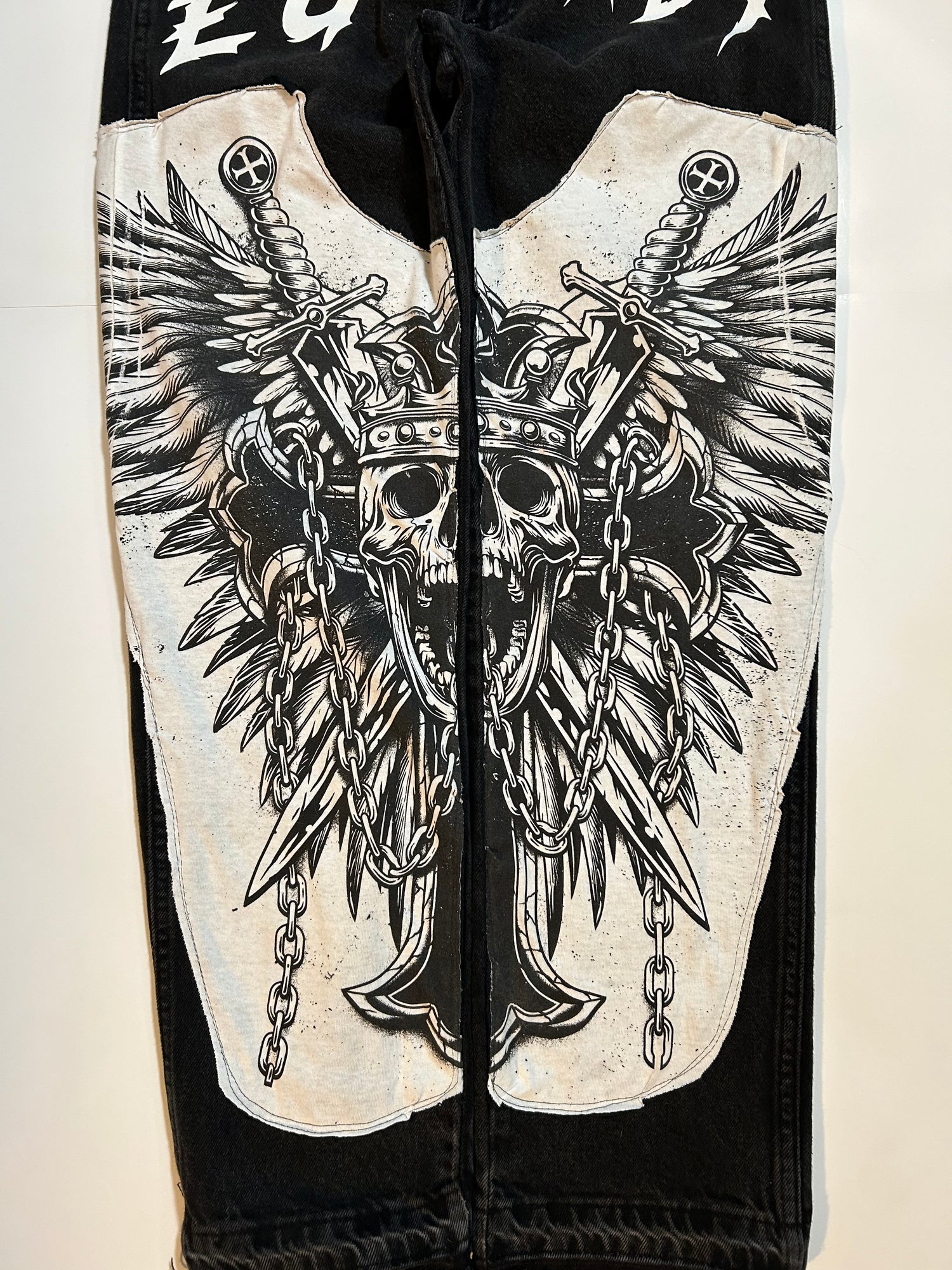 Skull Double Knee Pants