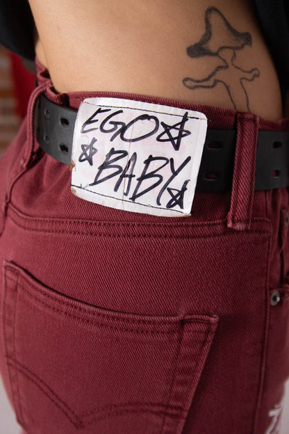 EGO BABY 1-1 Red/reflective stack jeans