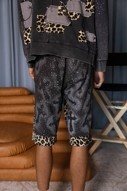 1-1 Cheetah Print Shorts