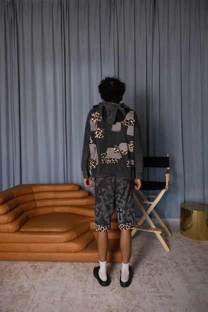 1-1 Cheetah Print Shorts