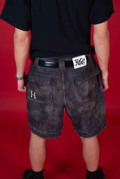 1-1 EB Dark tie-dye Shorts