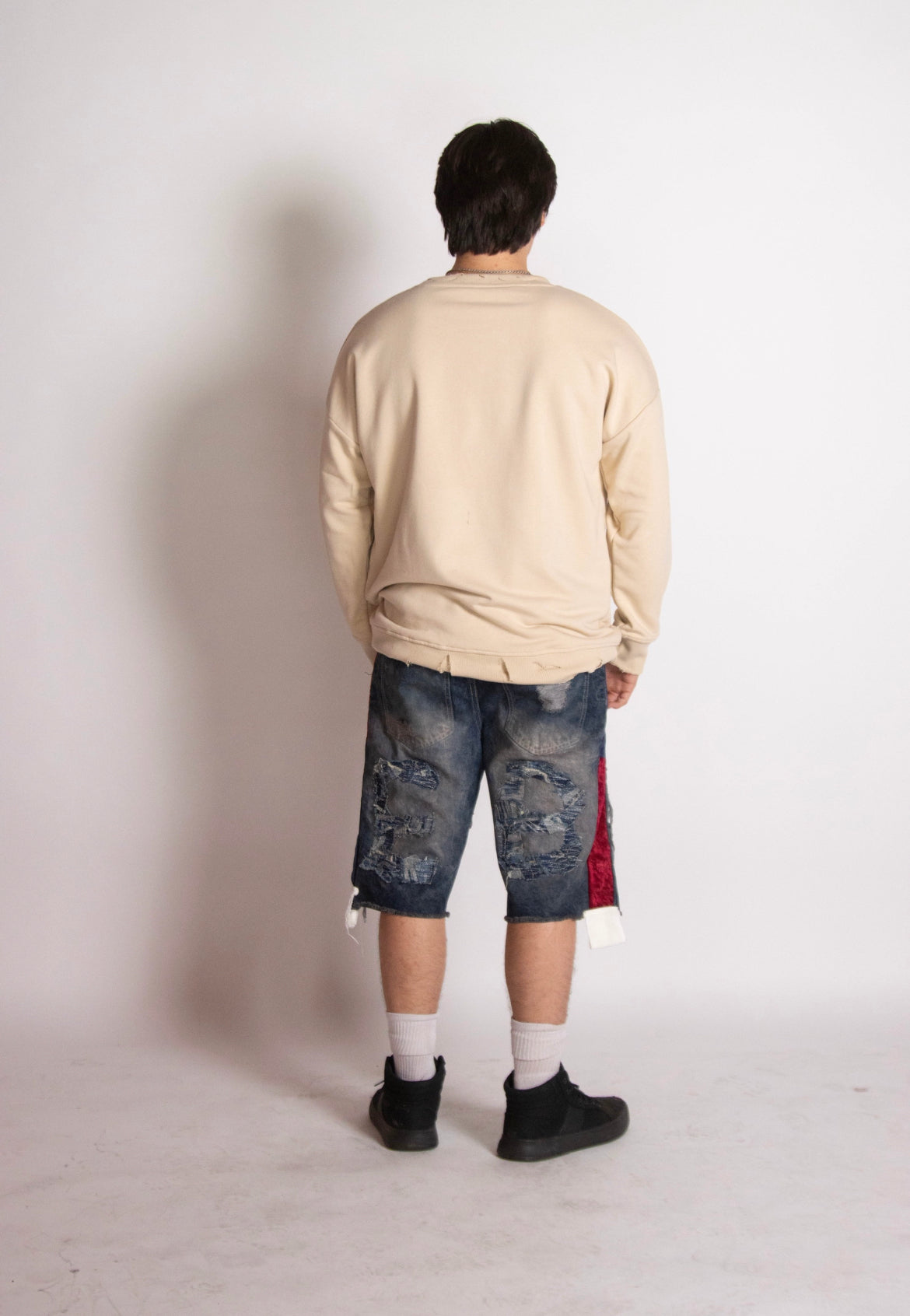 EGO BABY 1-1 red/blue checked shorts