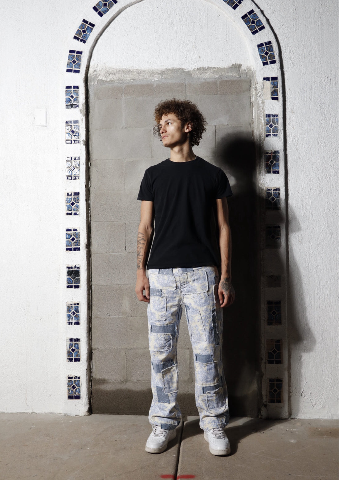 Porcelain Patch Pants