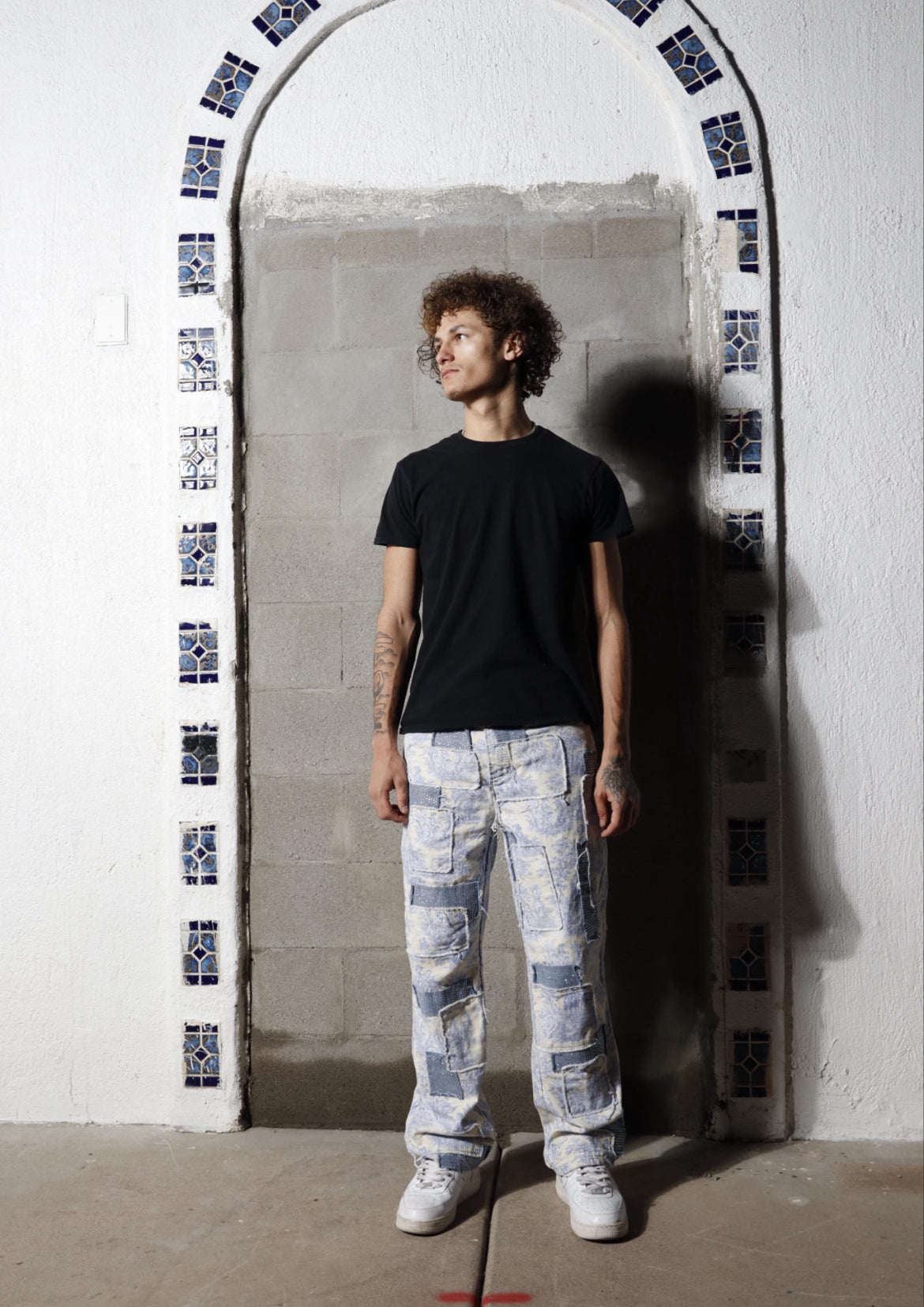 Porcelain Patch Pants