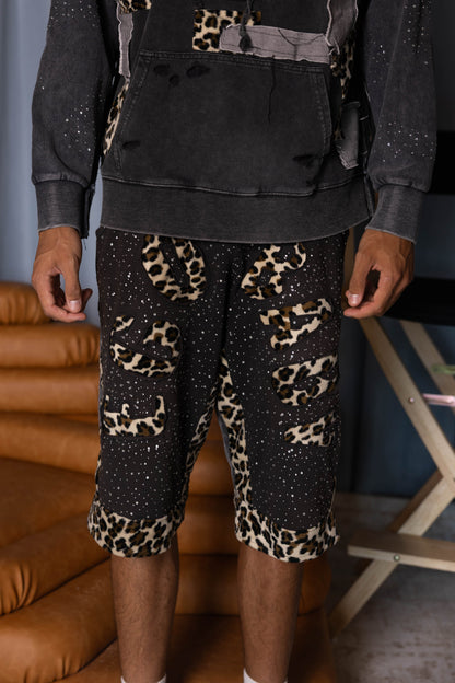 1-1 Cheetah Print Shorts