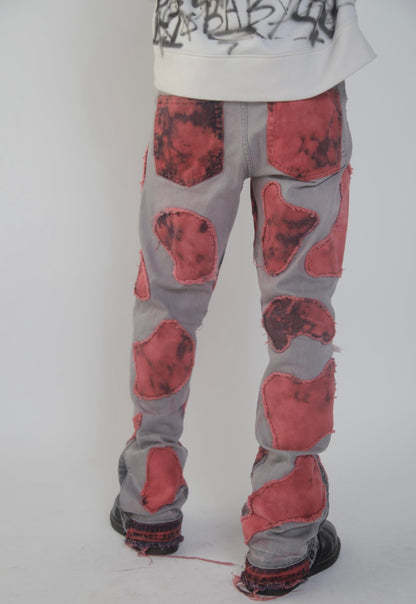 1-1 Red Splat Pants