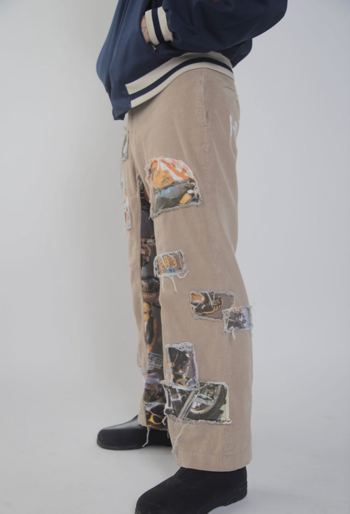 1-1 Biker Corduroy Pants