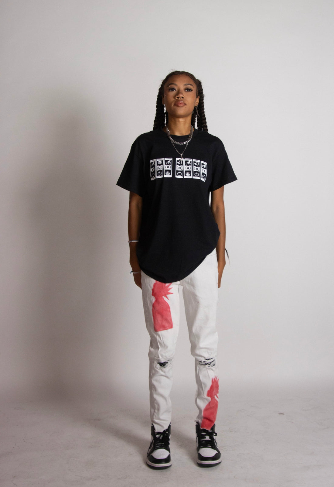 EGO BABY 1-1 air brush punk pants