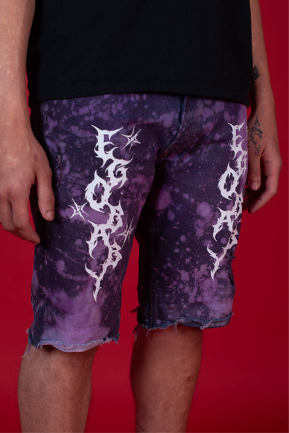 1-1 EB Purple Splat Shorts