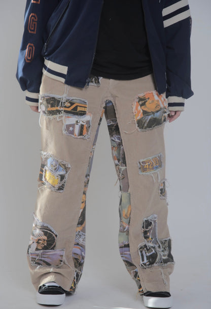 1-1 Biker Corduroy Pants