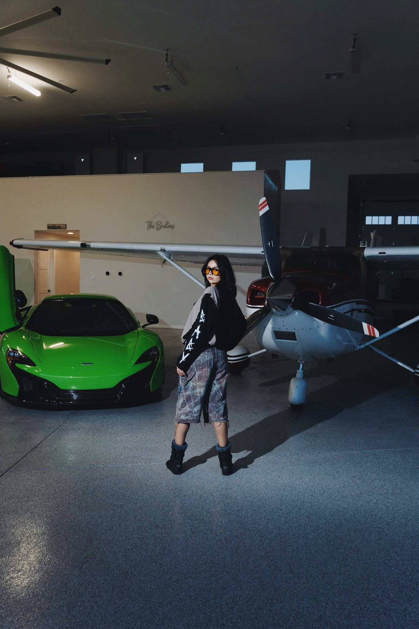 1-1 EgoBaby Marble Double Knee Jorts