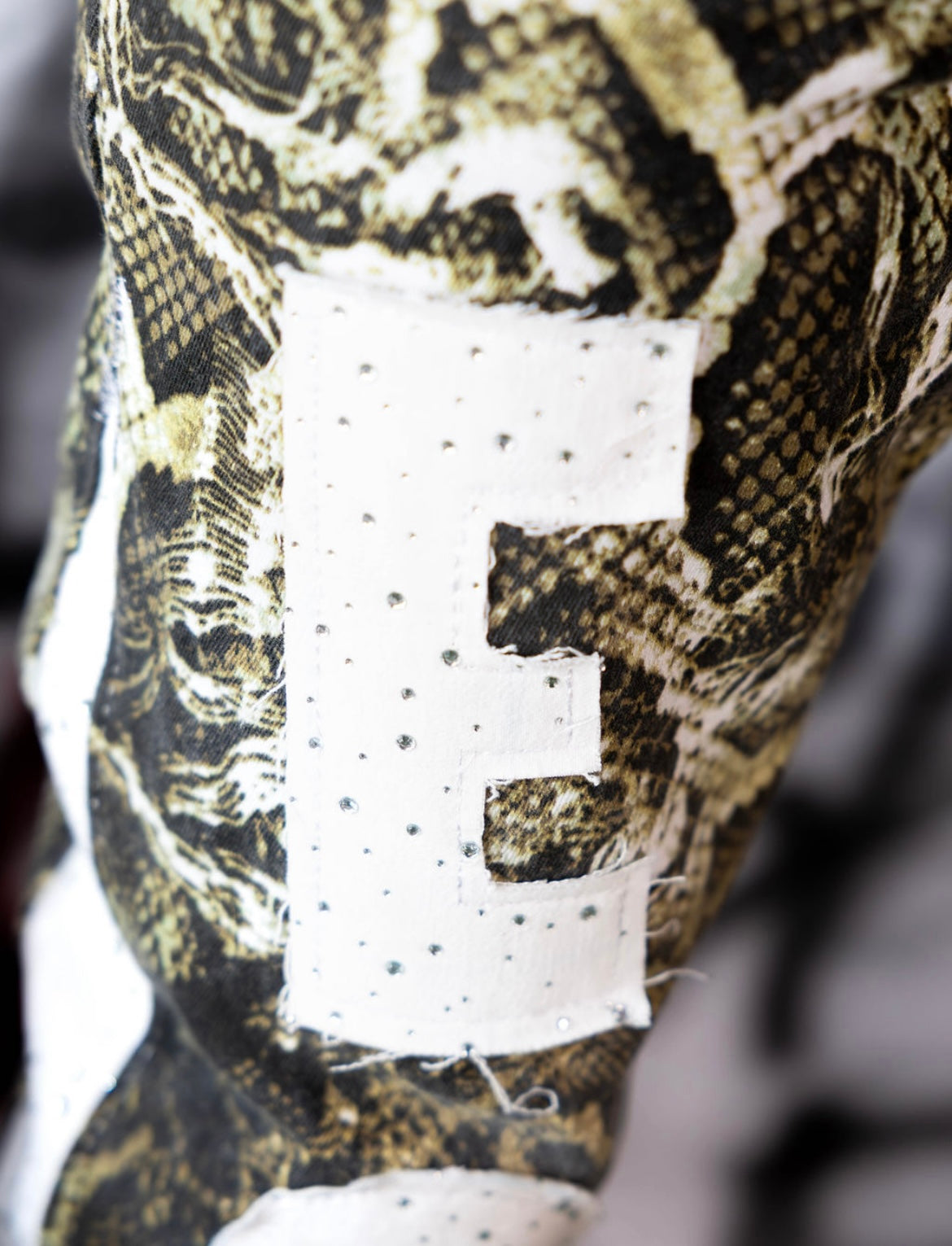 1-1 Crystal Snake Pants