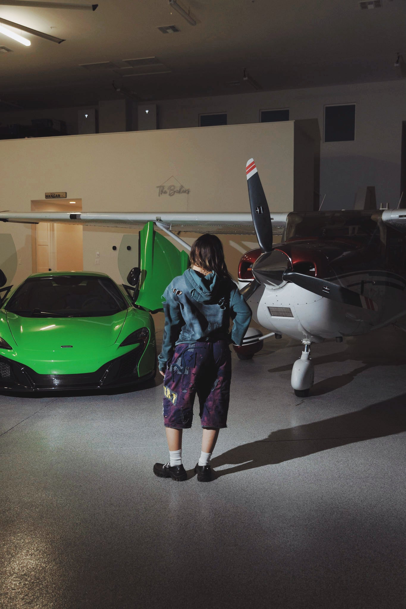 1-1 EgoBaby Vintage wash Airbrush hoodie