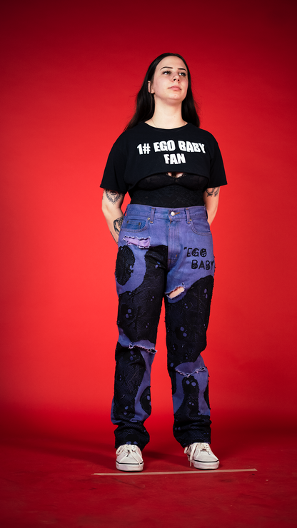 1-1 EB Bone FishNet Jeans
