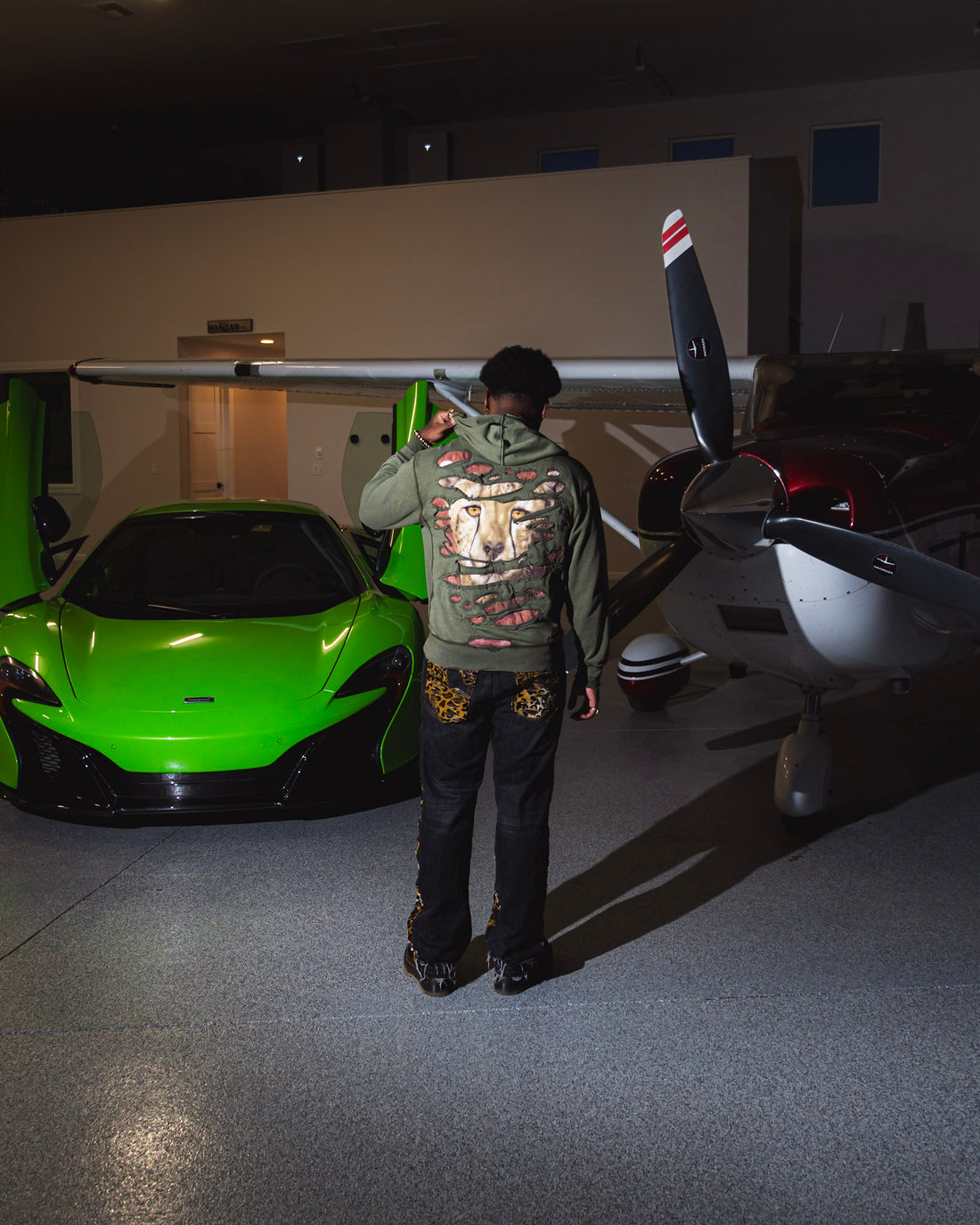 1-1 EgoBaby Cheetah zip up