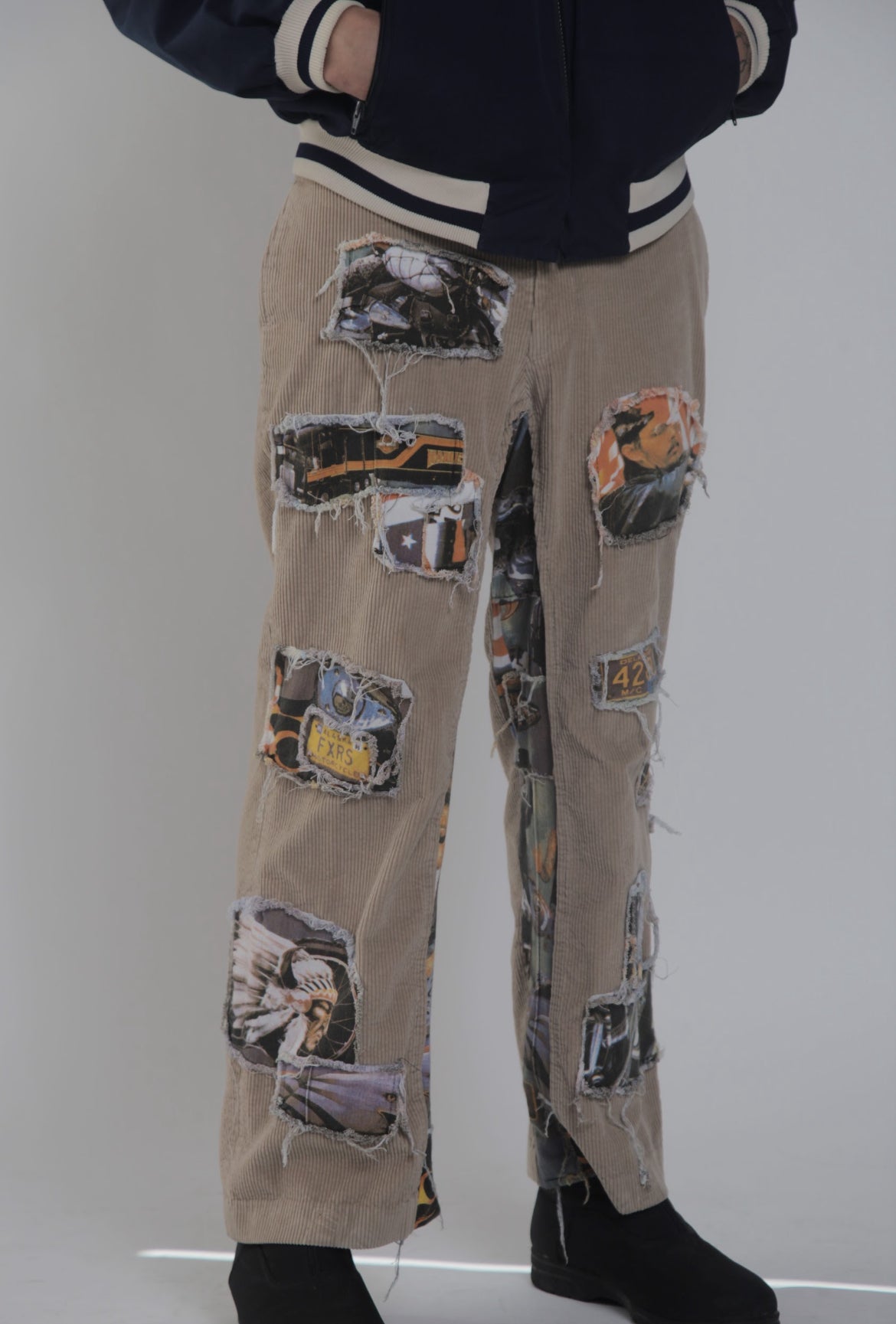 1-1 Biker Corduroy Pants