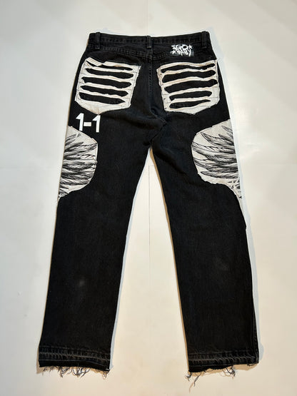 Skull Double Knee Pants