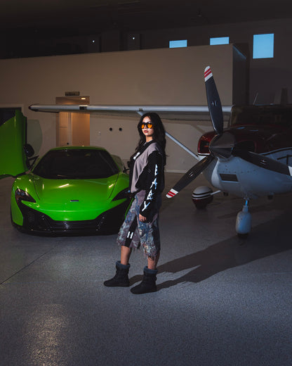 1-1 EgoBaby Marble Double Knee Jorts